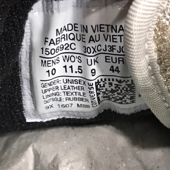 Converse Auckland Racer Ox Gold Vaporous Grey White Shoes - Picture 7 of 8